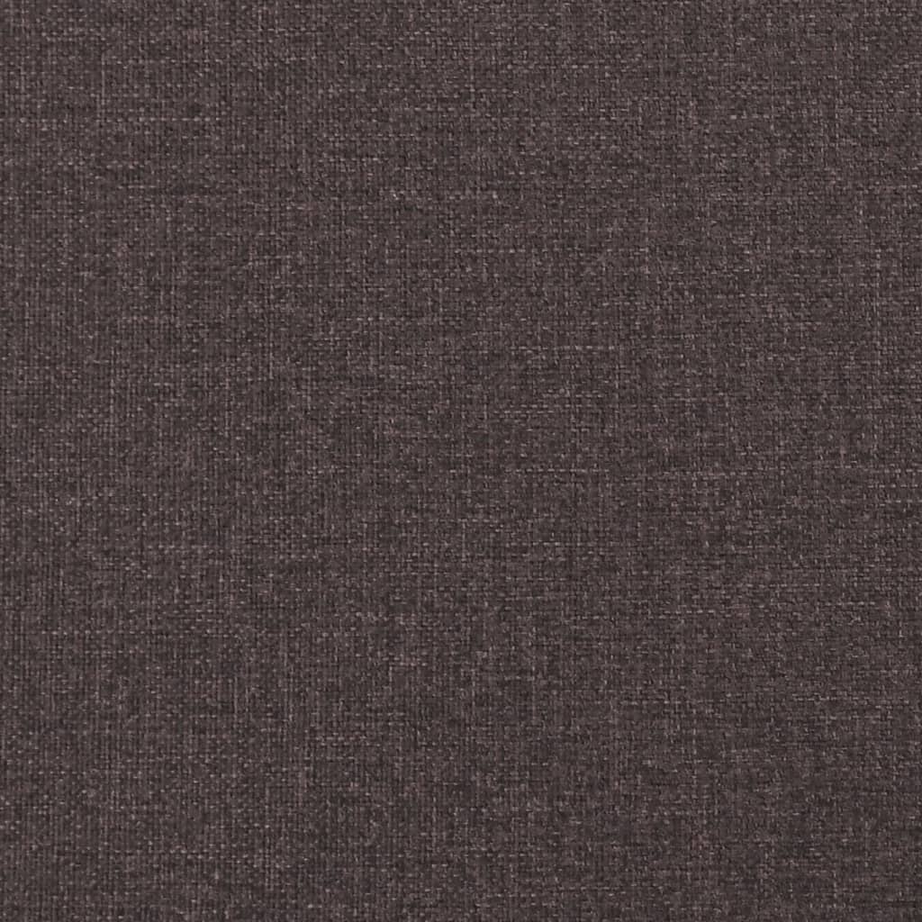 Masážní Polohovací Křeslo Tmavě Hnědé Textil Tmavě Hnědá