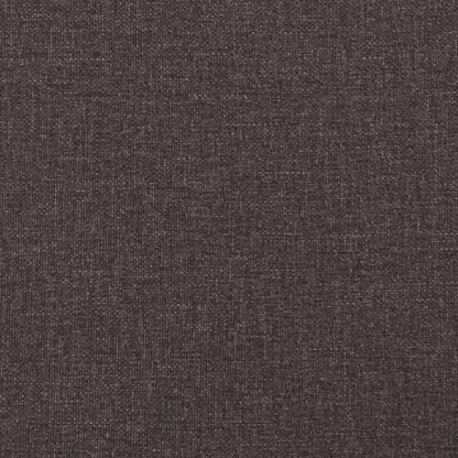 Masážní Polohovací Křeslo Tmavě Hnědé Textil Tmavě Hnědá