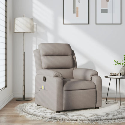 Polohovací Křeslo Textil Taupe