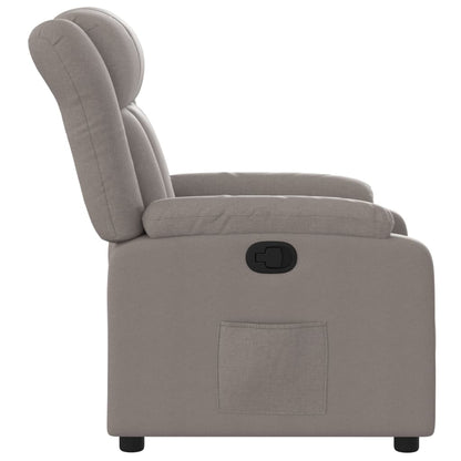 Polohovací Křeslo Textil Taupe