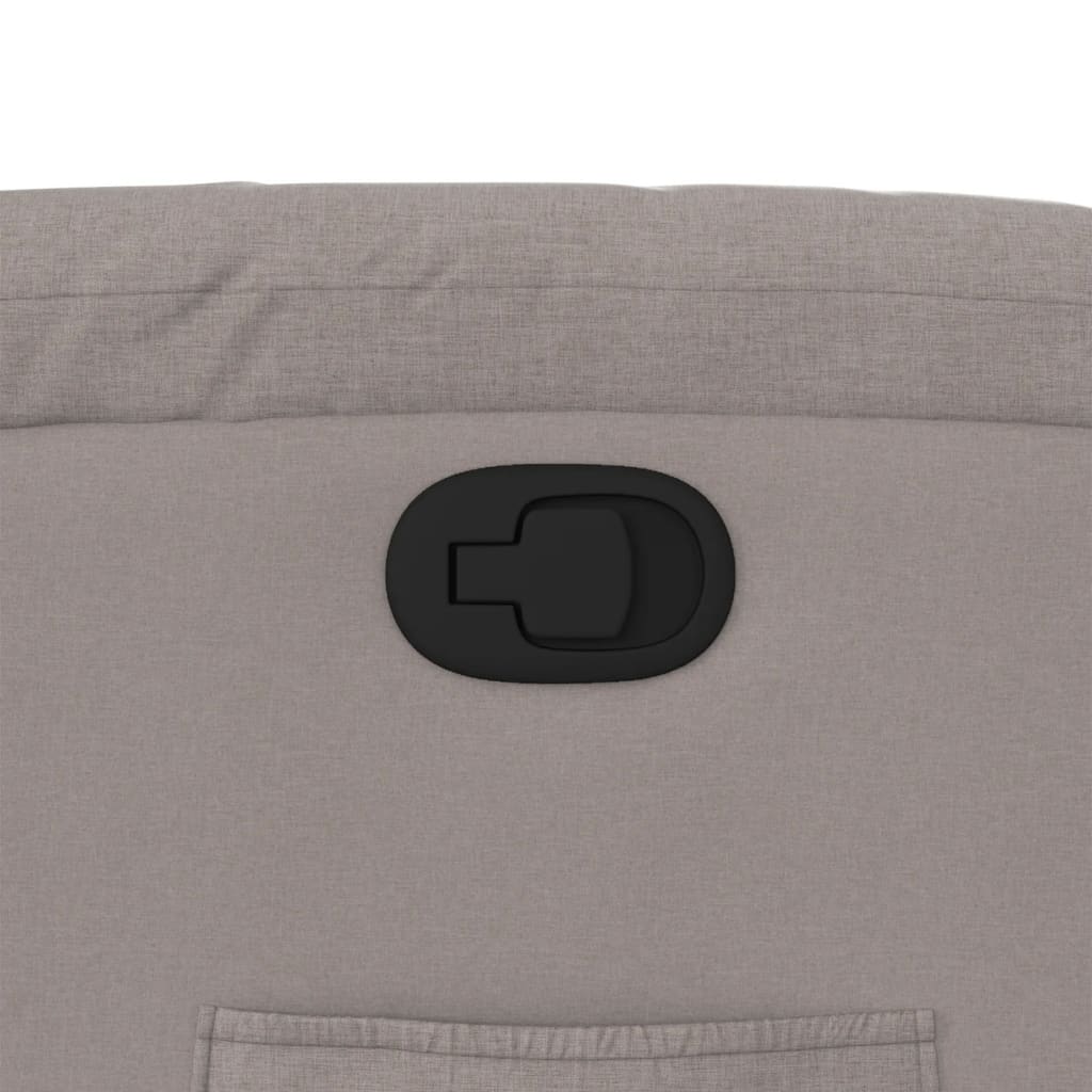 Polohovací Křeslo Textil Taupe
