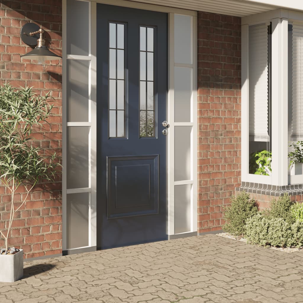 Okenní Fólie Matné Průhledné Šedé Pvc Mléčné S Proužky