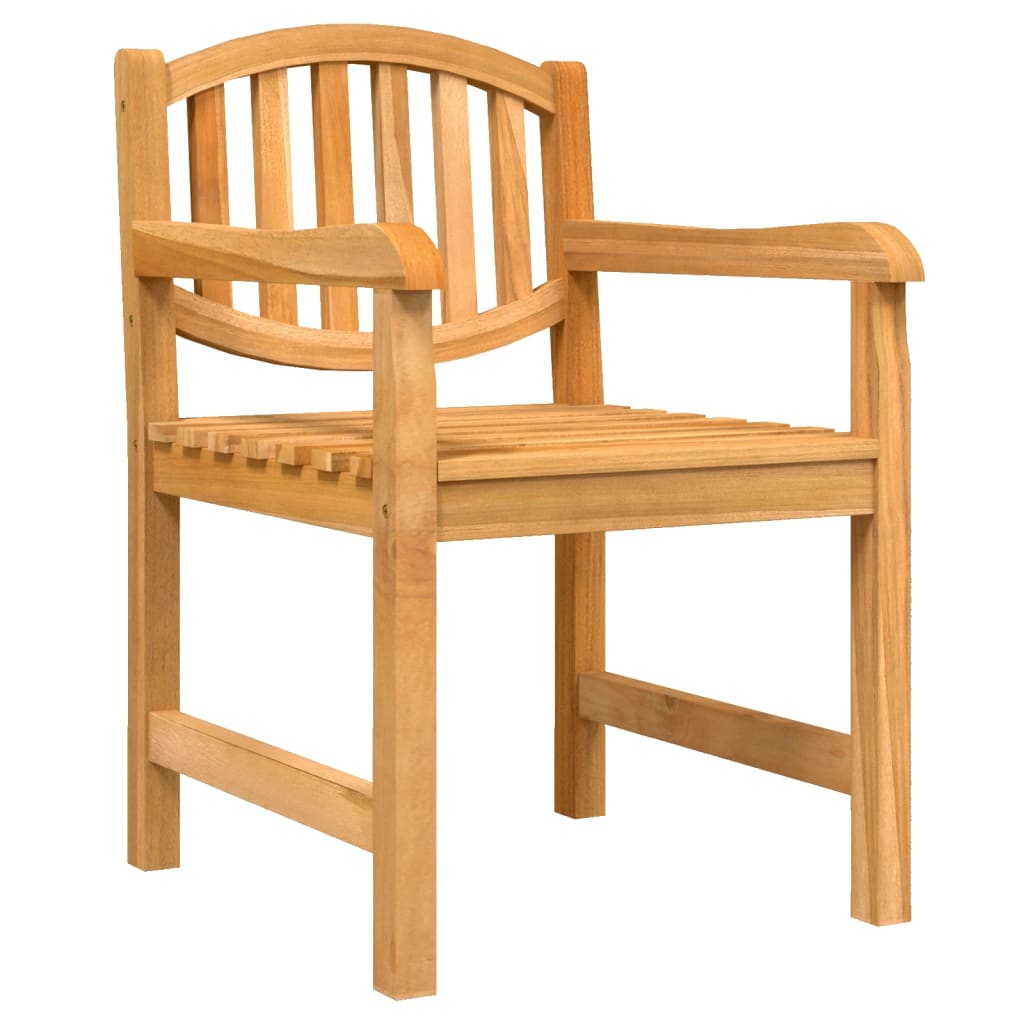 Zahradní Židle 4 Ks 58 X 59 X 88 Cm Masivní Teakové Dřevo