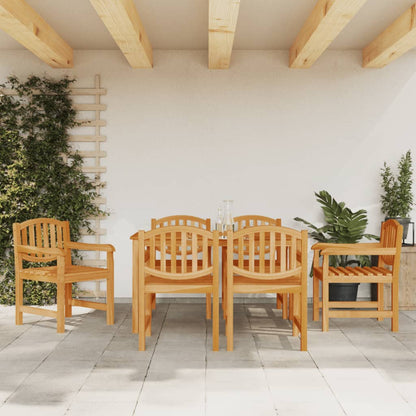 Zahradní Židle 4 Ks 58 X 59 X 88 Cm Masivní Teakové Dřevo