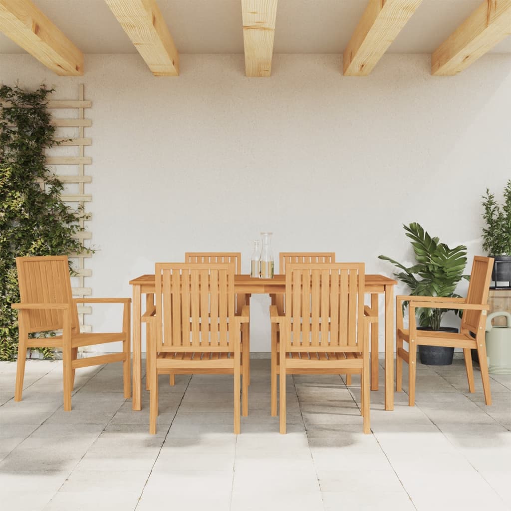 5Dílný Zahradní Jídelní Set Masivní Teakové Dřevo