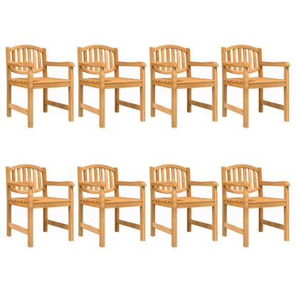 9Dílný Zahradní Jídelní Set Masivní Teakové Dřevo