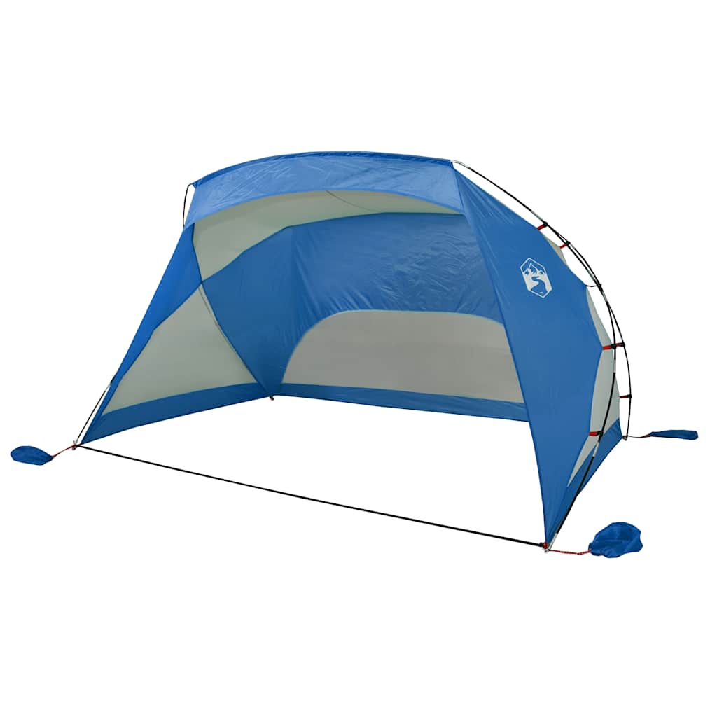 Plážový Stan Azurově Modrý 274X178X170/148 Cm 185T Polyester