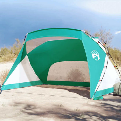 Plážový Stan Azurově Modrý 274X178X170/148 Cm 185T Polyester