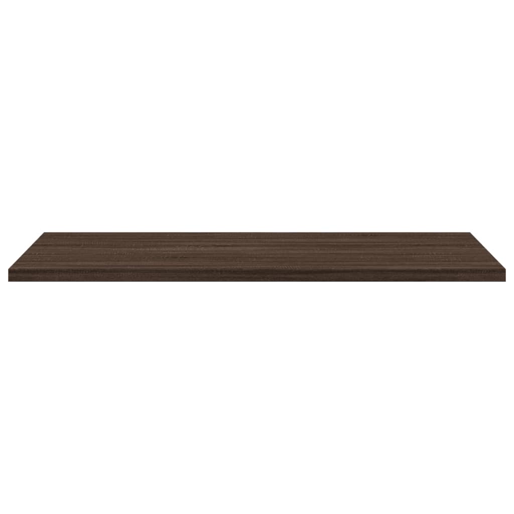 Nástěnné Police 4 Ks 60X40X1,5 Cm Kompozitní Dřevo Hnědý Dub
