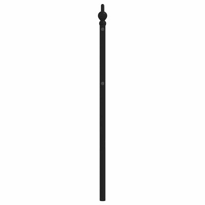 Kovové Náhradní Čelo Postele Černé 100 Cm