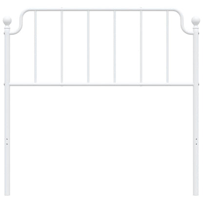 Kovové Náhradní Čelo Postele Bílé 100 Cm