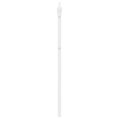 Kovové Náhradní Čelo Postele Bílé 150 Cm