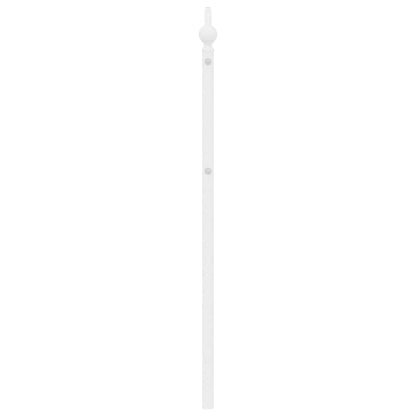 Kovové Náhradní Čelo Postele Bílé 193 Cm
