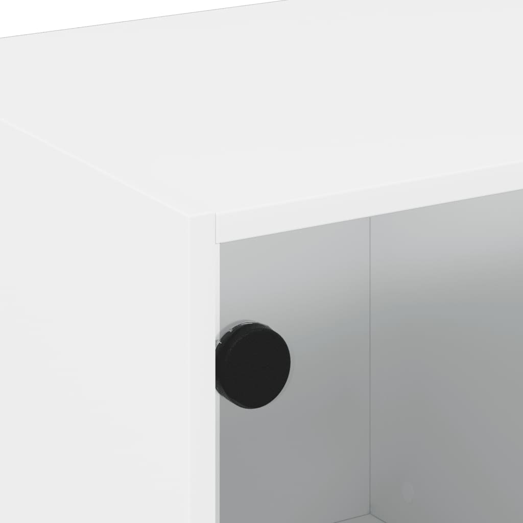 Tv Skříňka Se Skleněnými Dvířky 68X37X42 Cm