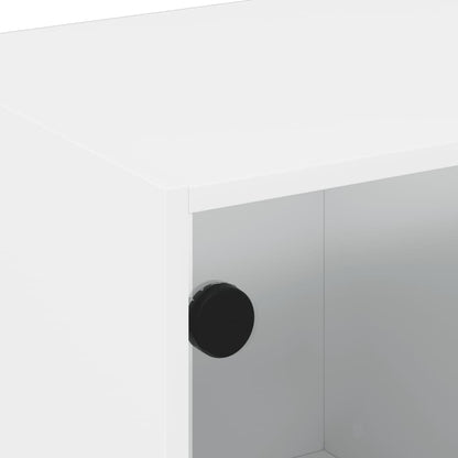 Tv Skříňka Se Skleněnými Dvířky 68X37X42 Cm