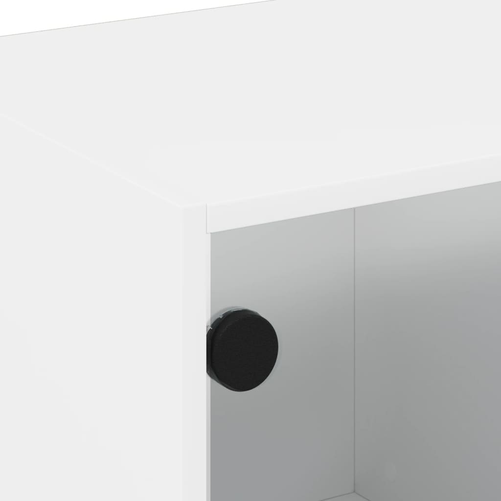 Tv Skříňka Se Skleněnými Dvířky 102X37X42 Cm