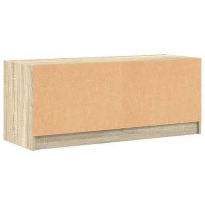 Tv Skříňka Se Skleněnými Dvířky 102X37X42 Cm