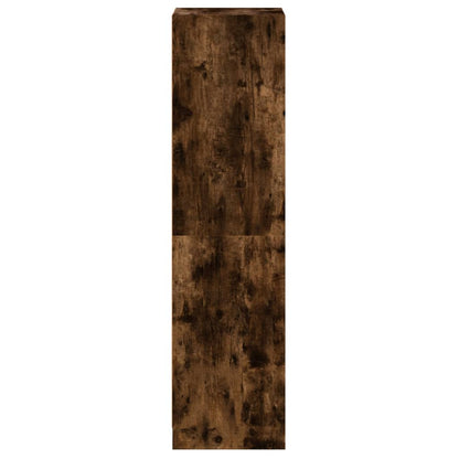 Highboard Se Skleněnými Dvířky 35 X 37 X 142 Cm
