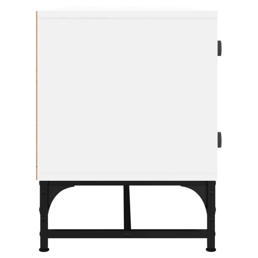Tv Skříňka Se Skleněnými Dvířky 102 X 37 X 50 Cm