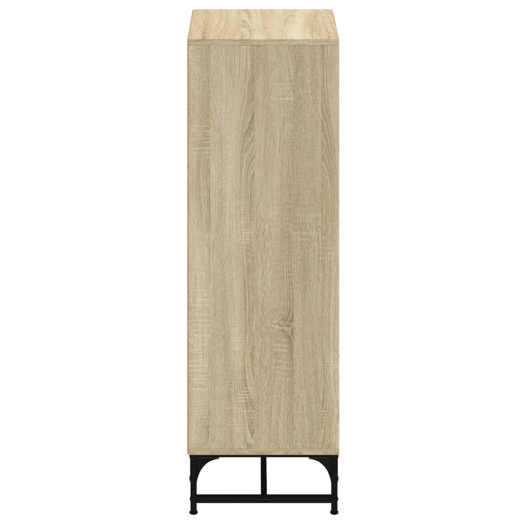 Highboard Se Skleněnými Dvířky Dub Sonoma 35 X 37 X 120 Cm