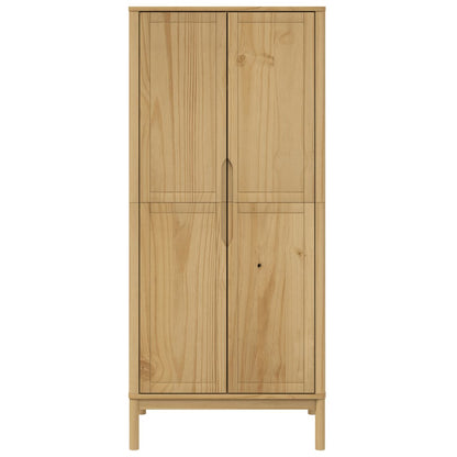 Šatní Skříň Floro 77X53X171 Cm Masivní Borovice