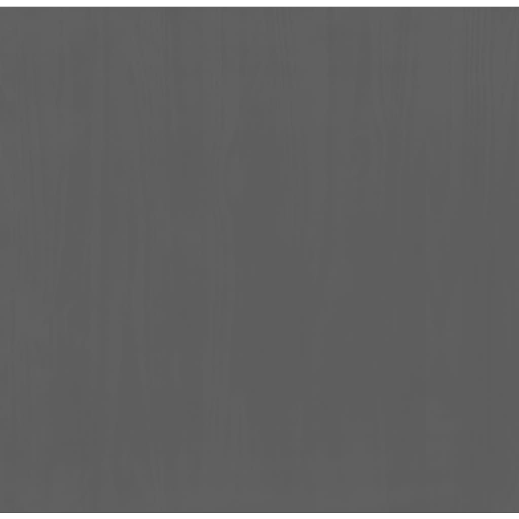 Komoda Floro Šedá Masivní Borové Dřevo