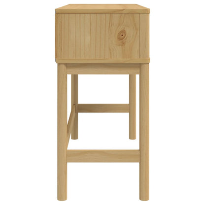 Konzolový Stolek Floro Voskově Hnědý 89,5X36,5X73 Cm Borovice