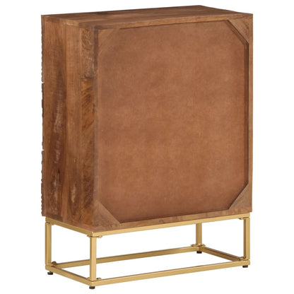 Komoda Se Zásuvkami Masivní Mangovník A Železo