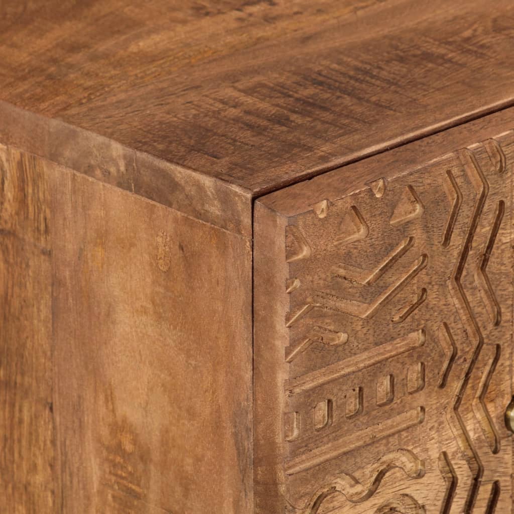 Komoda Se Zásuvkami Masivní Mangovník A Železo