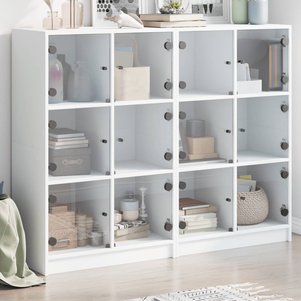Highboard S Dvířky Betonově Šedý 68X37X109 Cm Kompozitní Dřevo