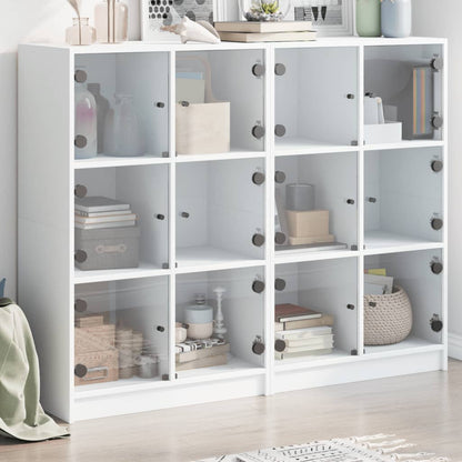 Highboard S Dvířky Betonově Šedý 68X37X109 Cm Kompozitní Dřevo