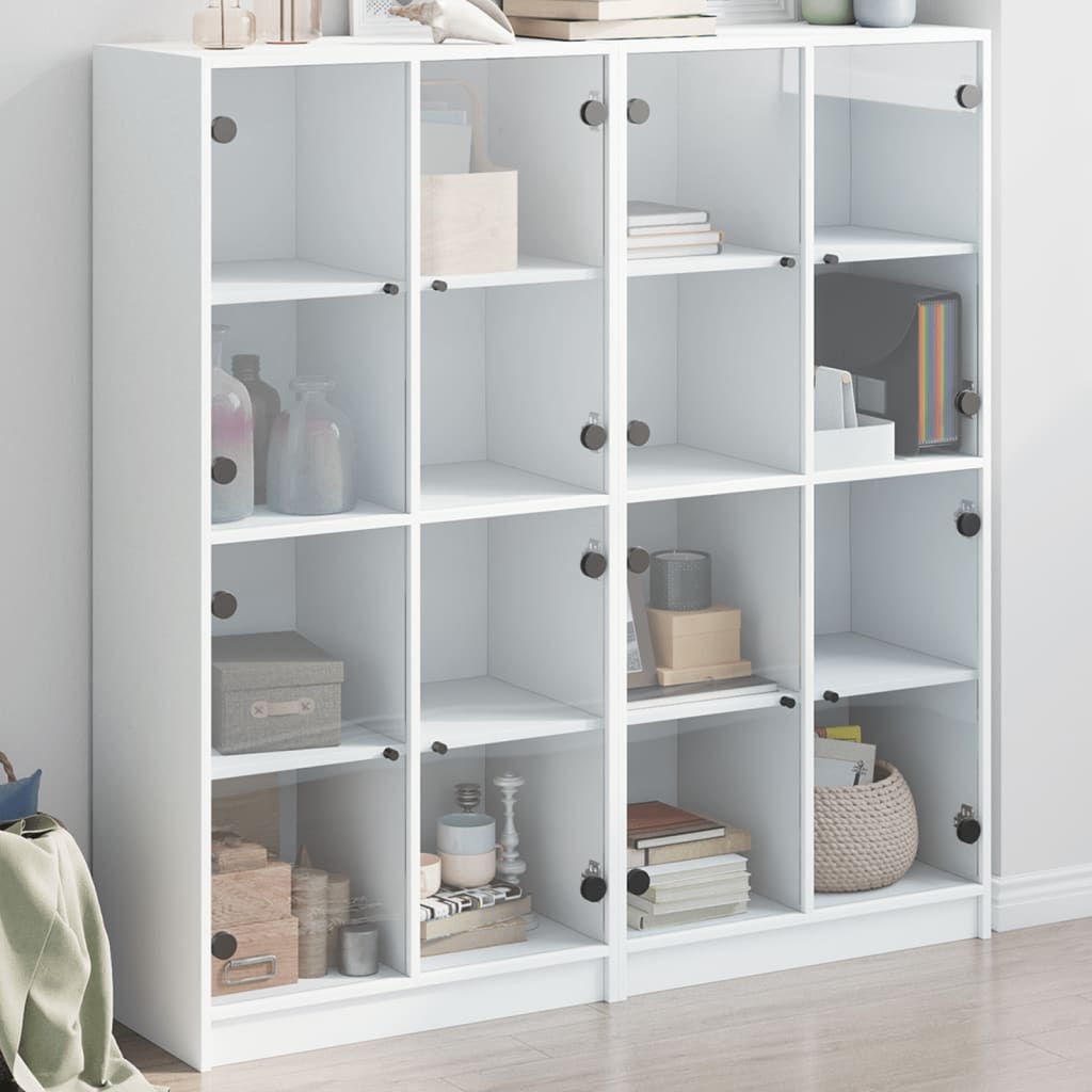 Highboard S Dvířky 68 X 37 X 142 Cm Kompozitní Dřevo