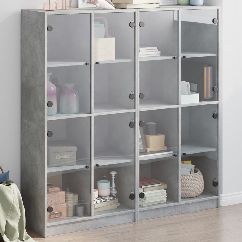 Highboard S Dvířky 68 X 37 X 142 Cm Kompozitní Dřevo