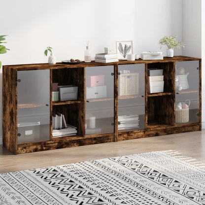 Příborník Betonově Šedý 102 X 37 X 75,5 Cm Kompozitní Dřevo