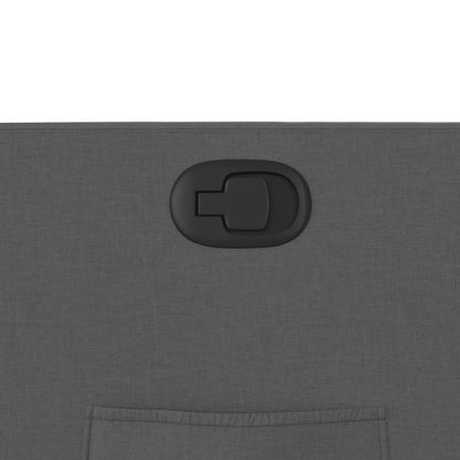 Zvedací Polohovací Křeslo Tmavě Šedé Textil Tmavě Šedá