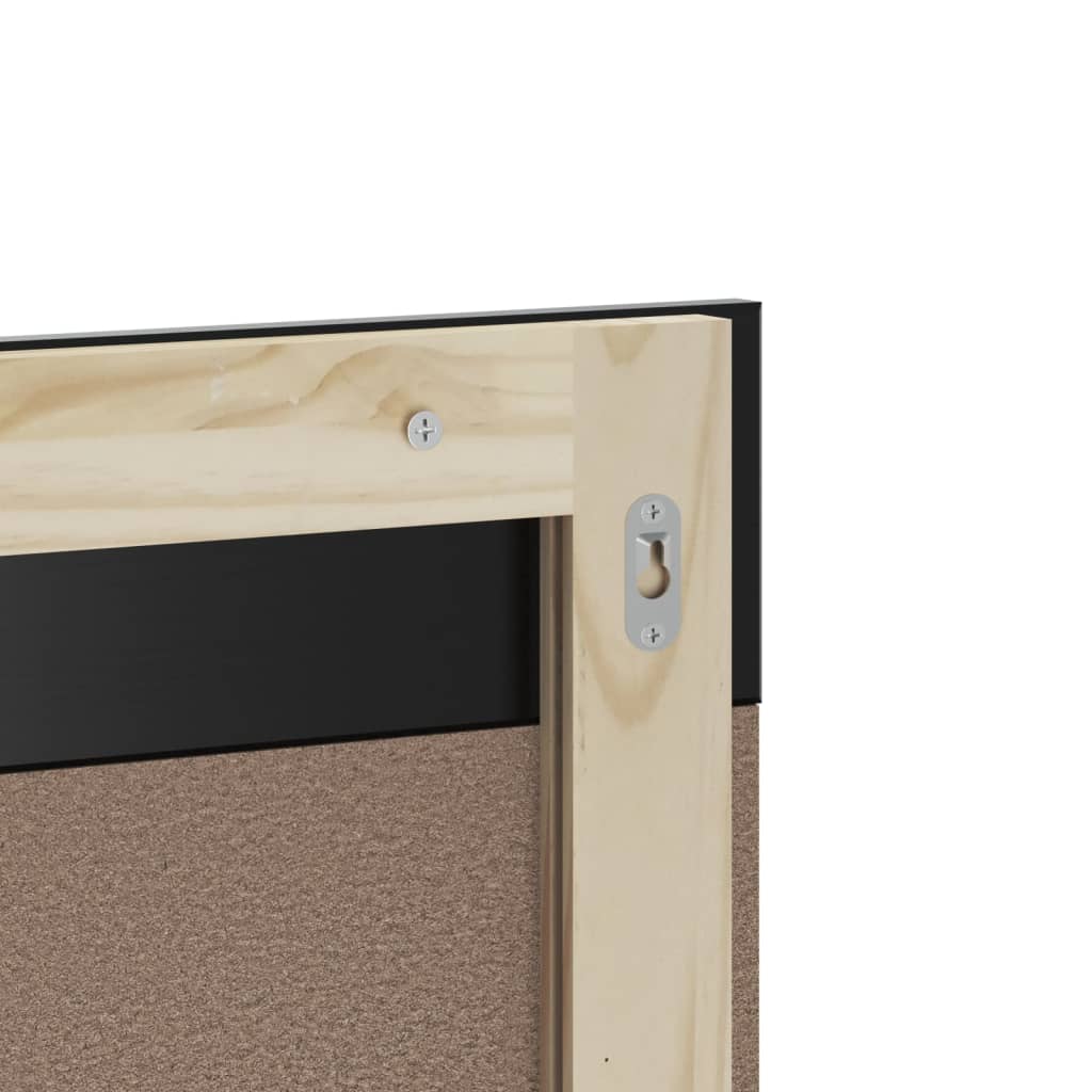 3Dílná Koupelnová Sestava Berg Černá Masivní Borové Dřevo