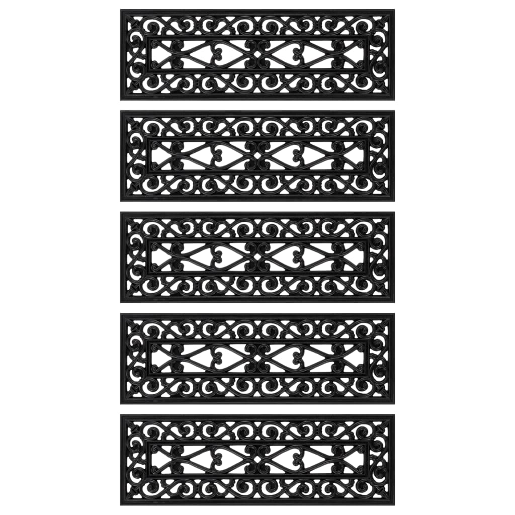 Nášlapy Na Schody 5 Ks 25 X 75 Cm Guma