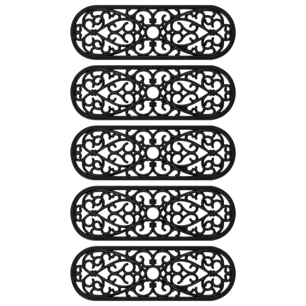 Nášlapy Na Schody 5 Ks 25 X 75 Cm Guma