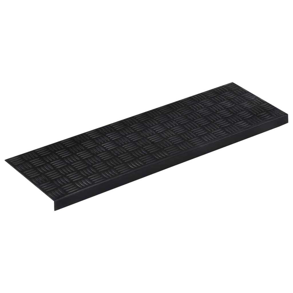 Nášlapy Na Schody 5 Ks 25 X 75 Cm Guma Kouřový Dub