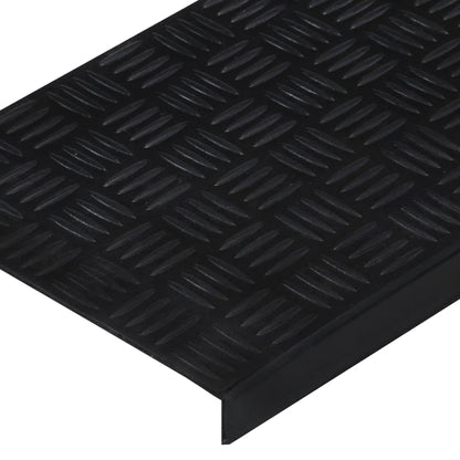 Nášlapy Na Schody 5 Ks 25 X 75 Cm Guma Kouřový Dub