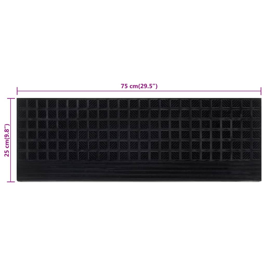 Nášlapy Na Schody 5 Ks 25 X 75 Cm Guma