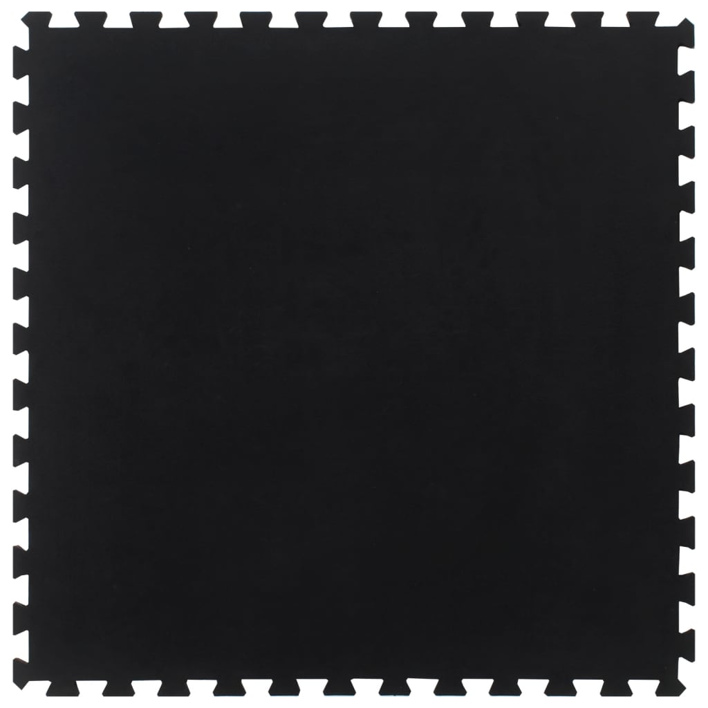 Gumová Podlahová Dlaždice Černá 12 Mm 100 X 100 Cm