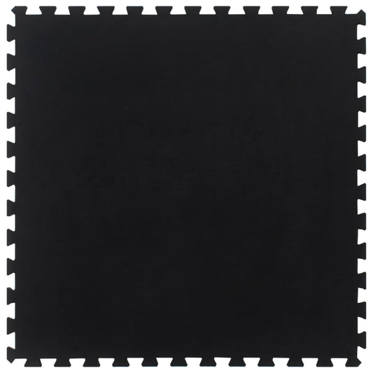 Gumová Podlahová Dlaždice Černá 12 Mm 100 X 100 Cm