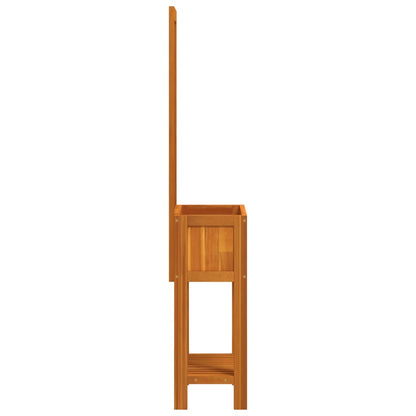 Truhlík S Treláží A Policí 55 X 29,5 X 152 Cm Masivní Akácie