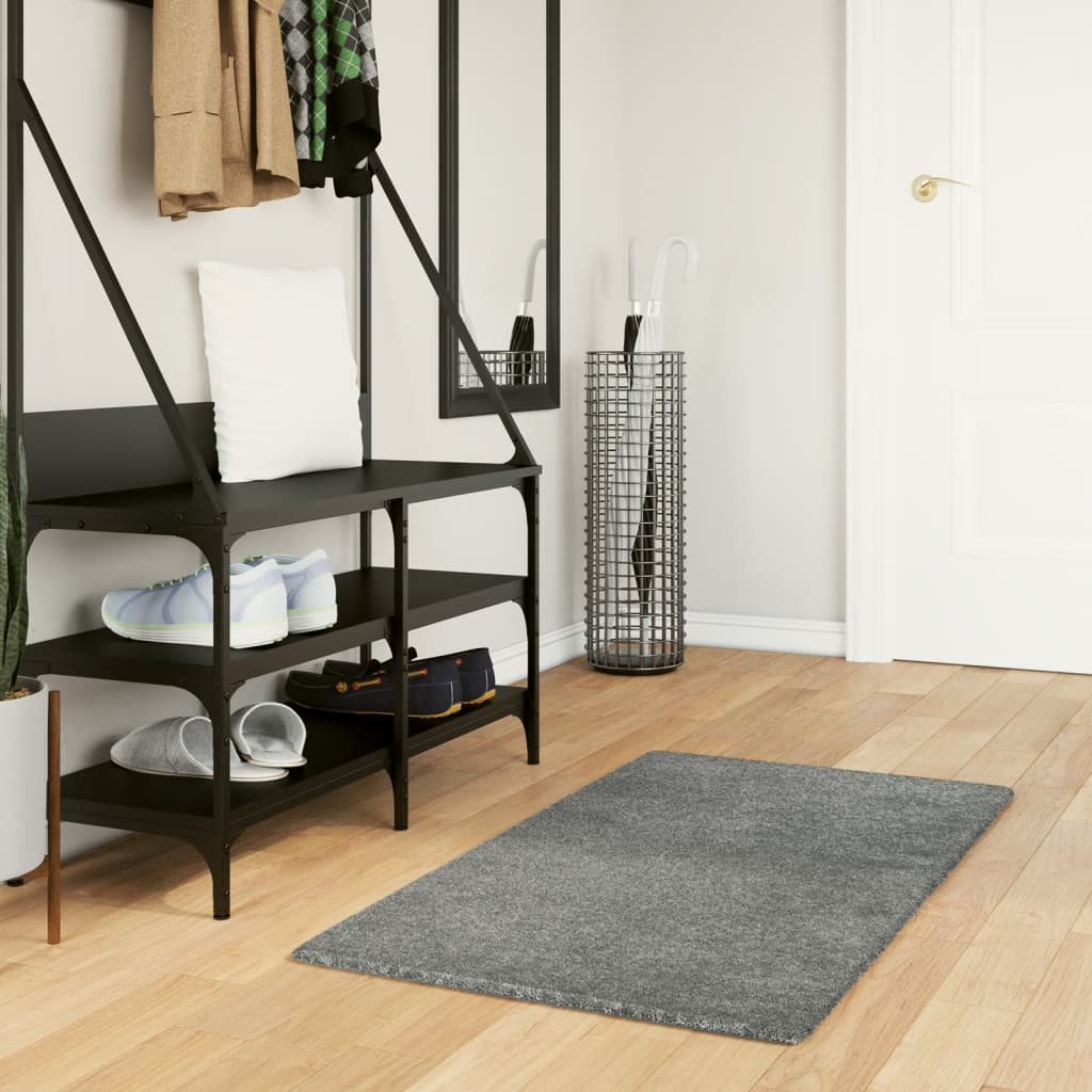 Koberec Pamplona S Vysokým Vlasem Moderní Zelený