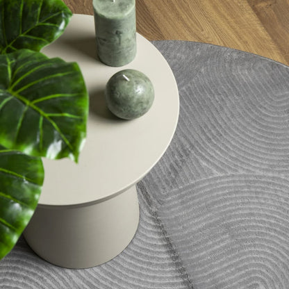 Koberec Iza Krátký Vlas Skandinávský Vzhled Šedý