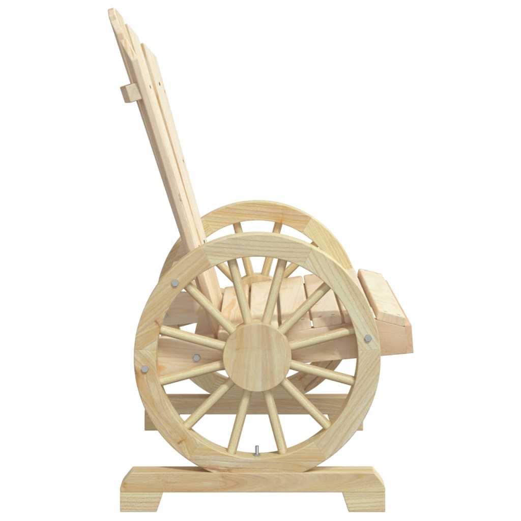 4Dílná Zahradní Sedací Souprava Masivní Jedlové Dřevo