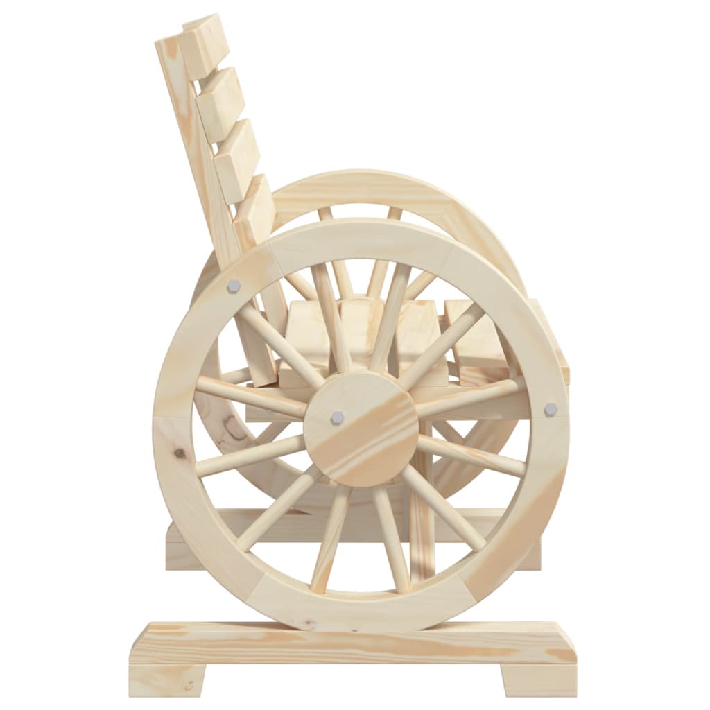 4Dílná Zahradní Sedací Souprava Masivní Jedlové Dřevo