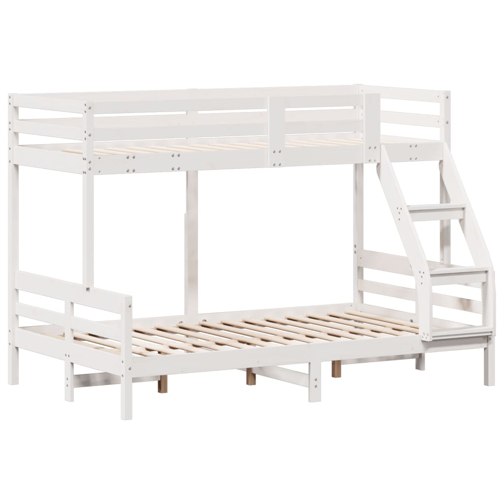 Patrová Postel 80 X 200/120 X 200 Cm Masivní Borové Dřevo