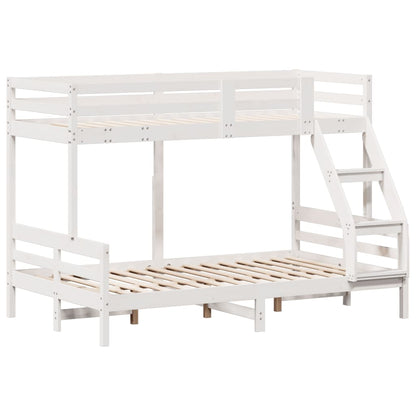 Patrová Postel 80 X 200/120 X 200 Cm Masivní Borové Dřevo